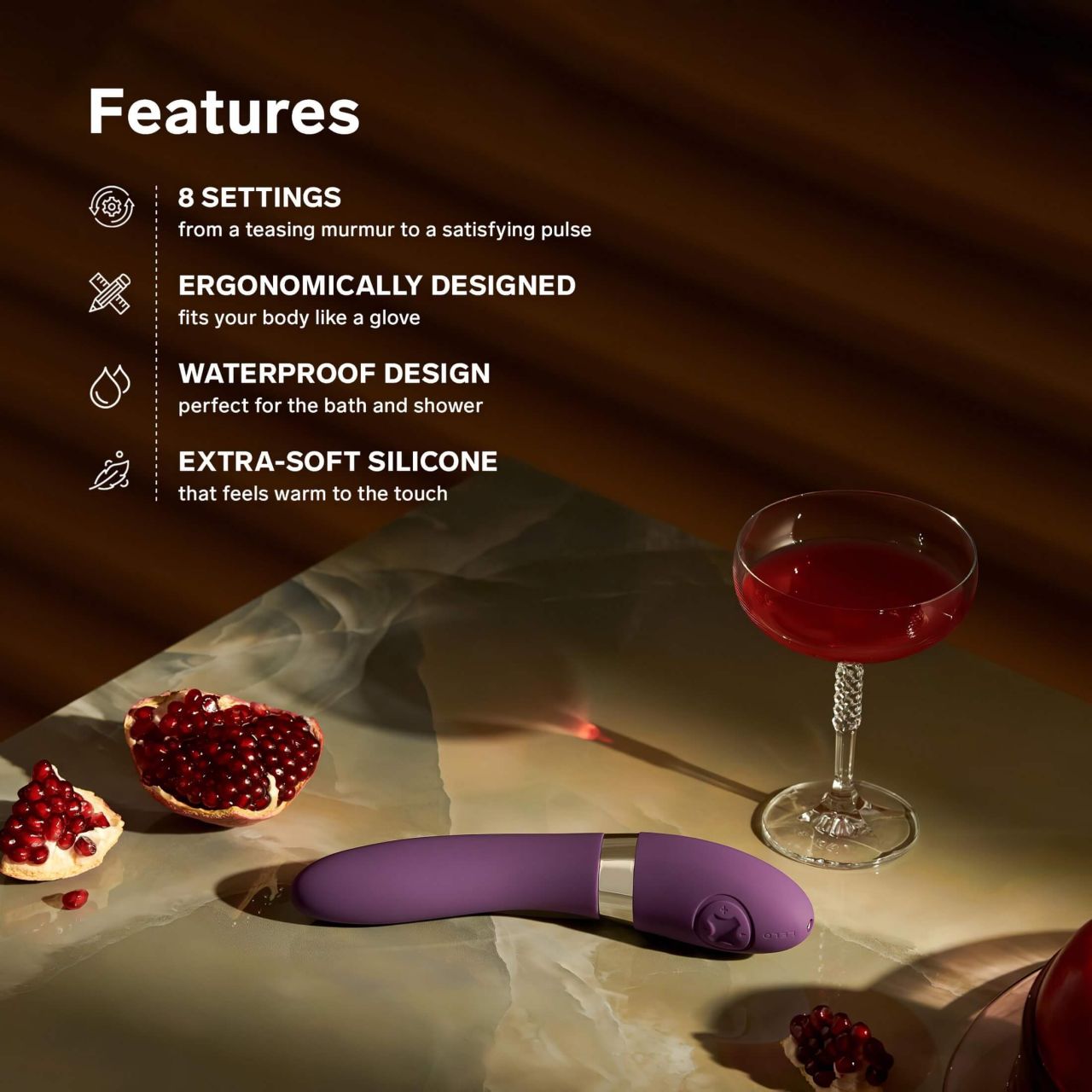 LELO Elise 2- deluxe vibrátor (lila) LELO Elise 2- deluxe vibrátor (lila)