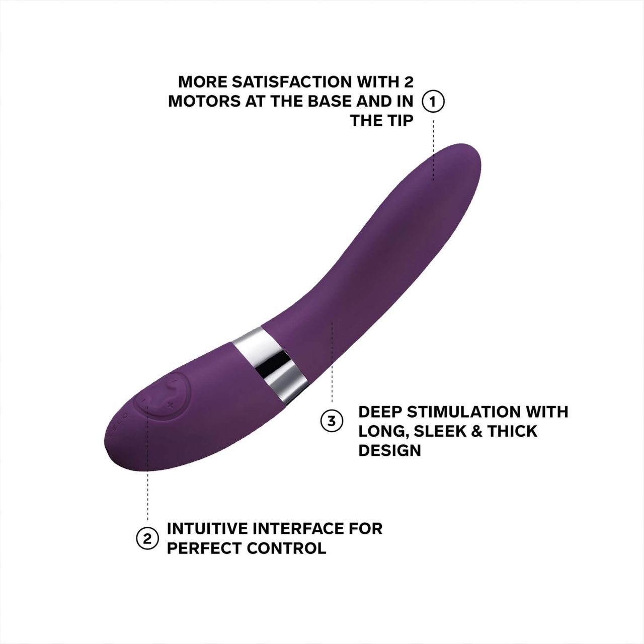 LELO Elise 2- deluxe vibrátor (lila) LELO Elise 2- deluxe vibrátor (lila)