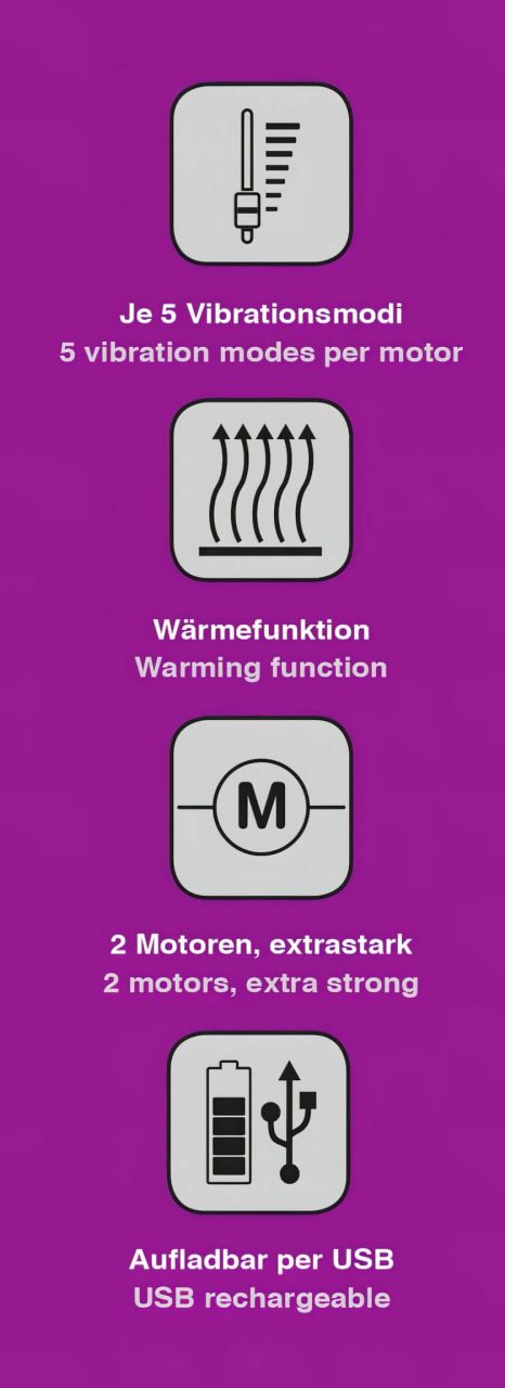 Javida - melegítő csiklóizgató vibrátor (pink)