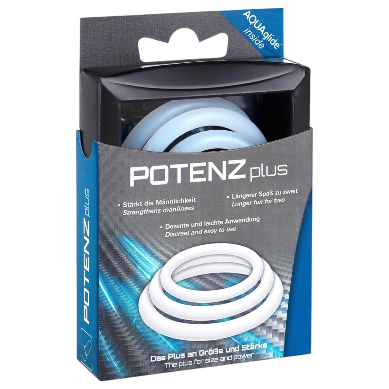 POTENZplus péniszgyűrű - szett (3db) POTENZplus péniszgyűrű - szett (3db)