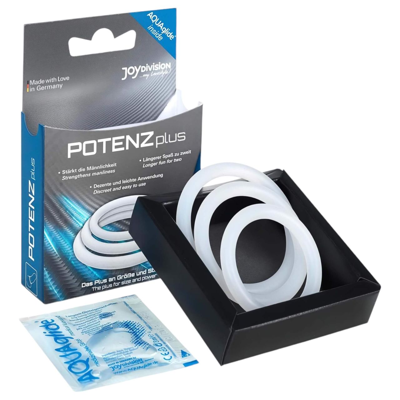 POTENZplus péniszgyűrű - szett (3db) POTENZplus péniszgyűrű - szett (3db)