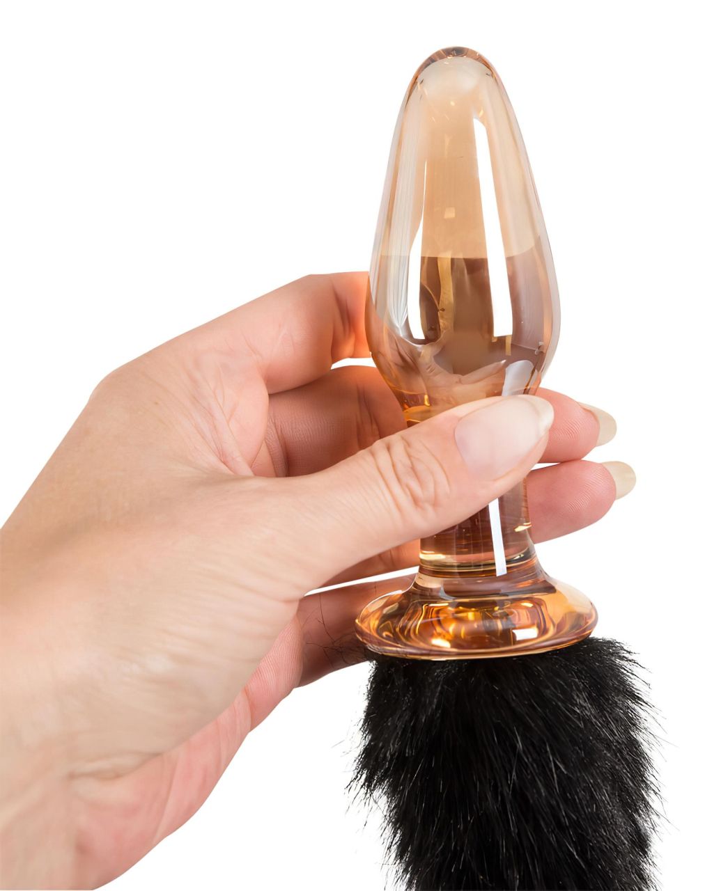 You2Toys - Üveg anál plug cicafarokkal You2Toys - Üveg anál plug cicafarokkal