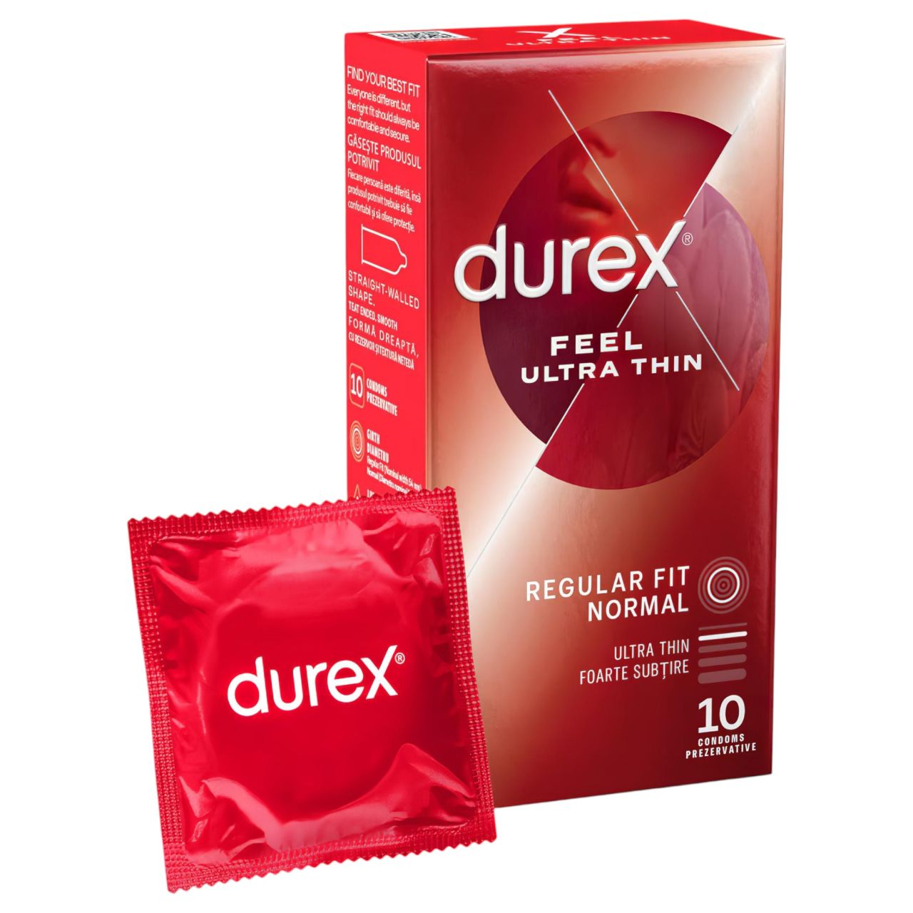 Durex Feel Ultra Thin - ultra élethű óvszer (10db) Durex Feel Ultra Thin - ultra élethű óvszer (10db)