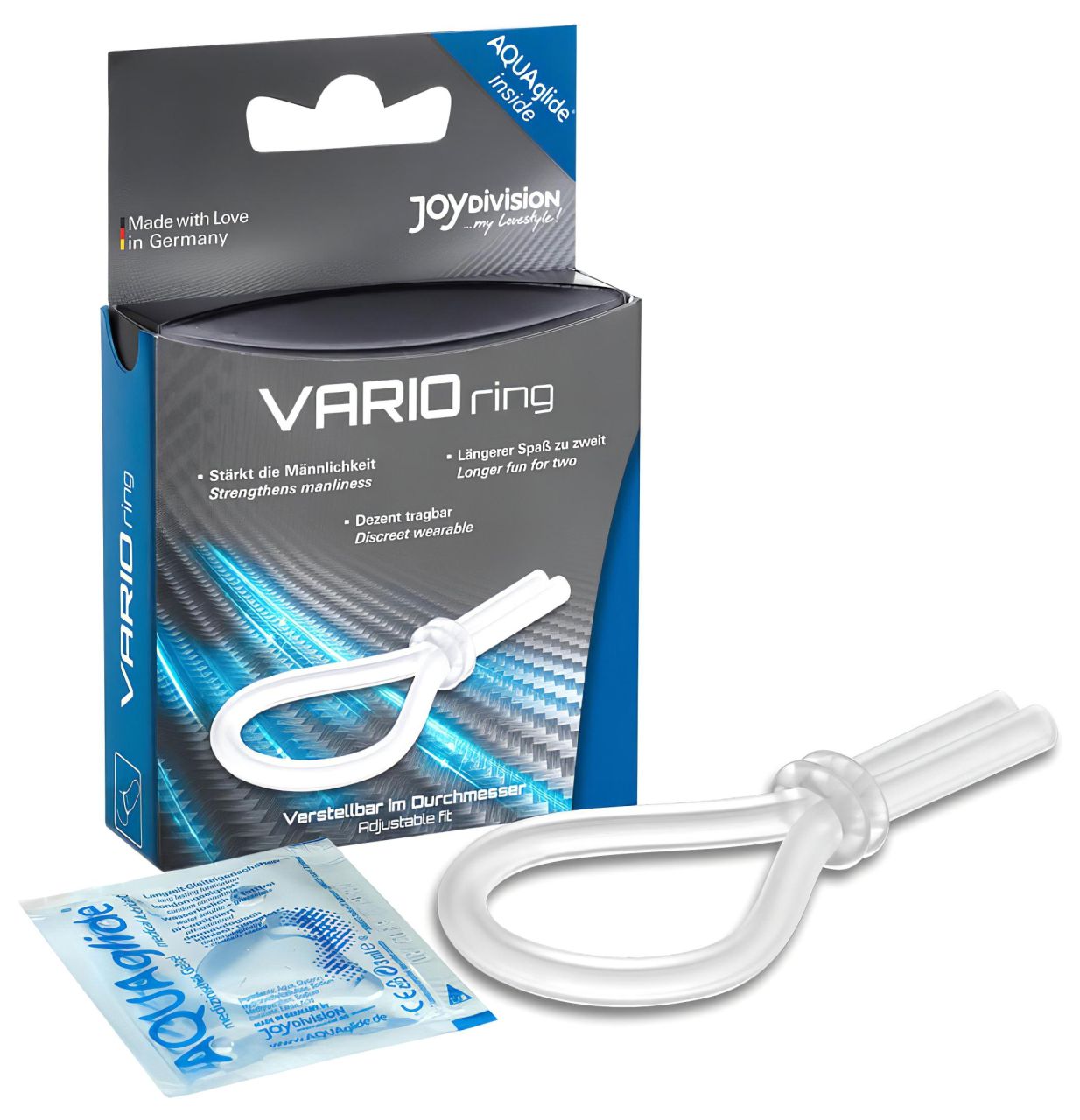 JoyDivision VARIOring péniszgyűrű - átlátszó JoyDivision VARIOring péniszgyűrű - átlátszó