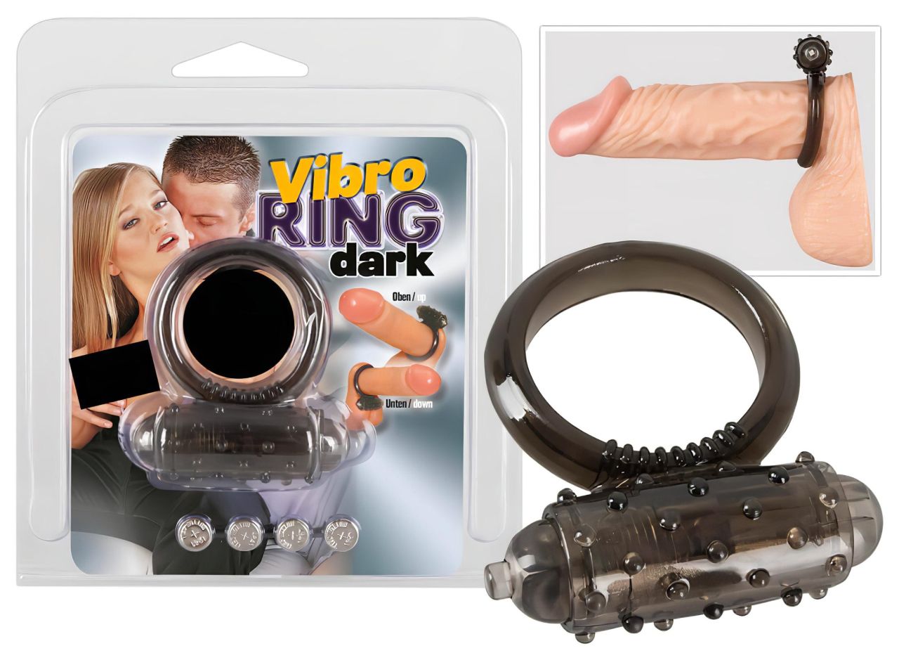 You2Toys - szilikon vibrációs péniszgyűrű - fekete You2Toys - szilikon vibrációs péniszgyűrű - fekete