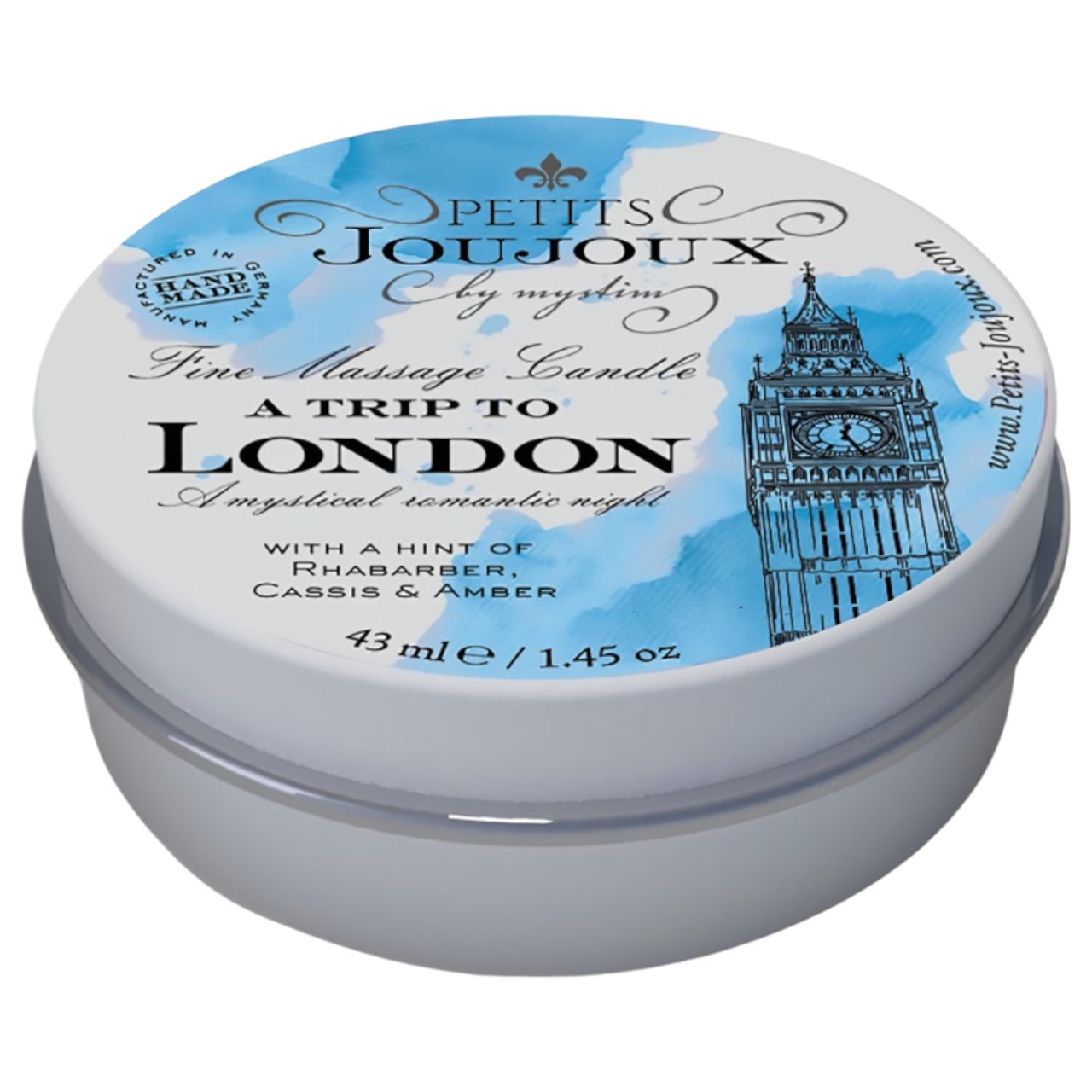 Petits Joujoux London - masszázsgyertya - rebarbara-amber (43ml) Petits Joujoux London - masszázsgyertya - rebarbara-amber (43ml)