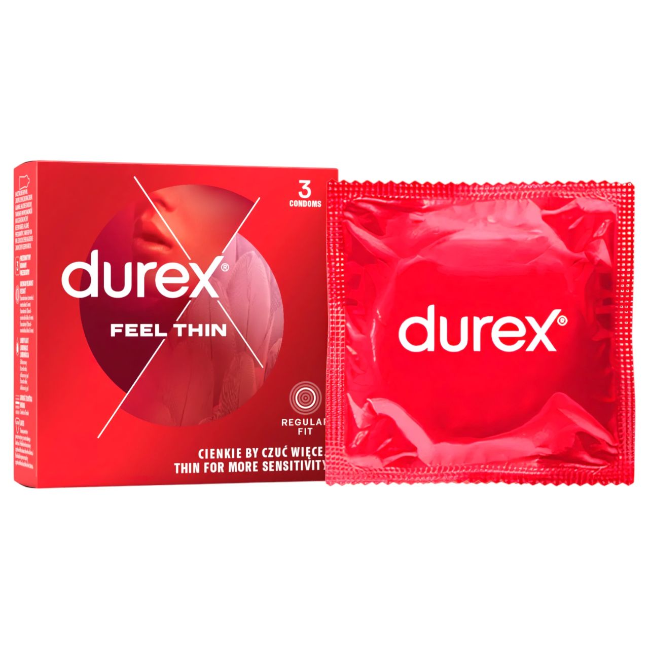 Durex Feel Thin - élethű érzés óvszer (3db) Durex Feel Thin - élethű érzés óvszer (3db)