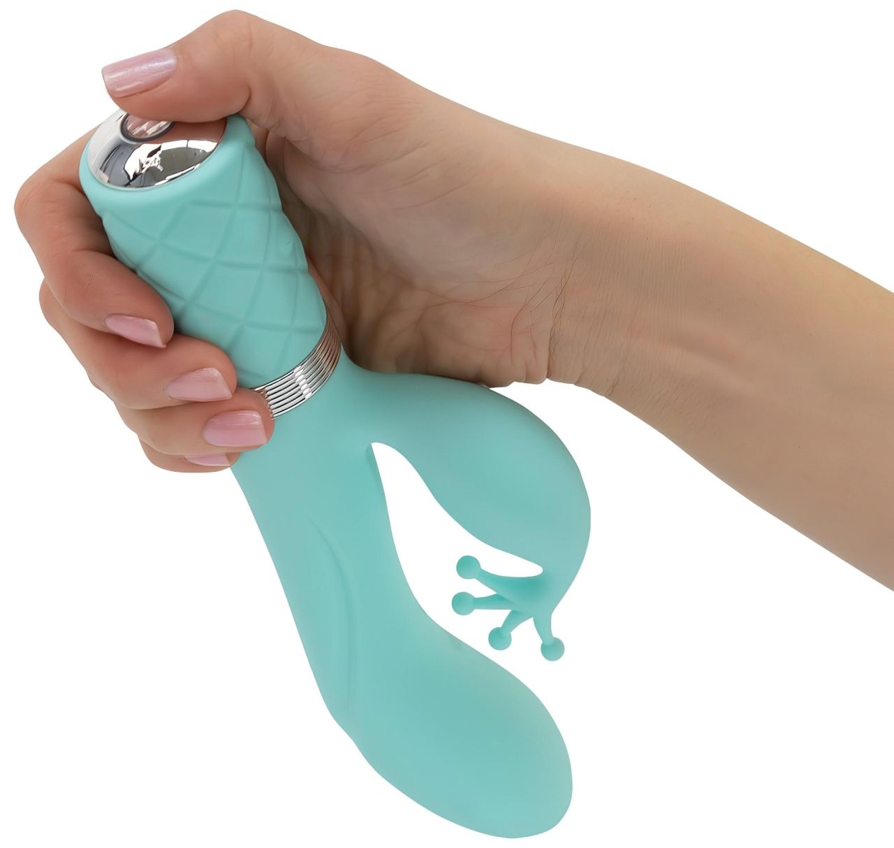 Pillow Talk Kinky - akkus, 2 motoros G-pont vibrátor (türkiz) Pillow Talk Kinky - akkus, 2 motoros G-pont vibrátor (türkiz)