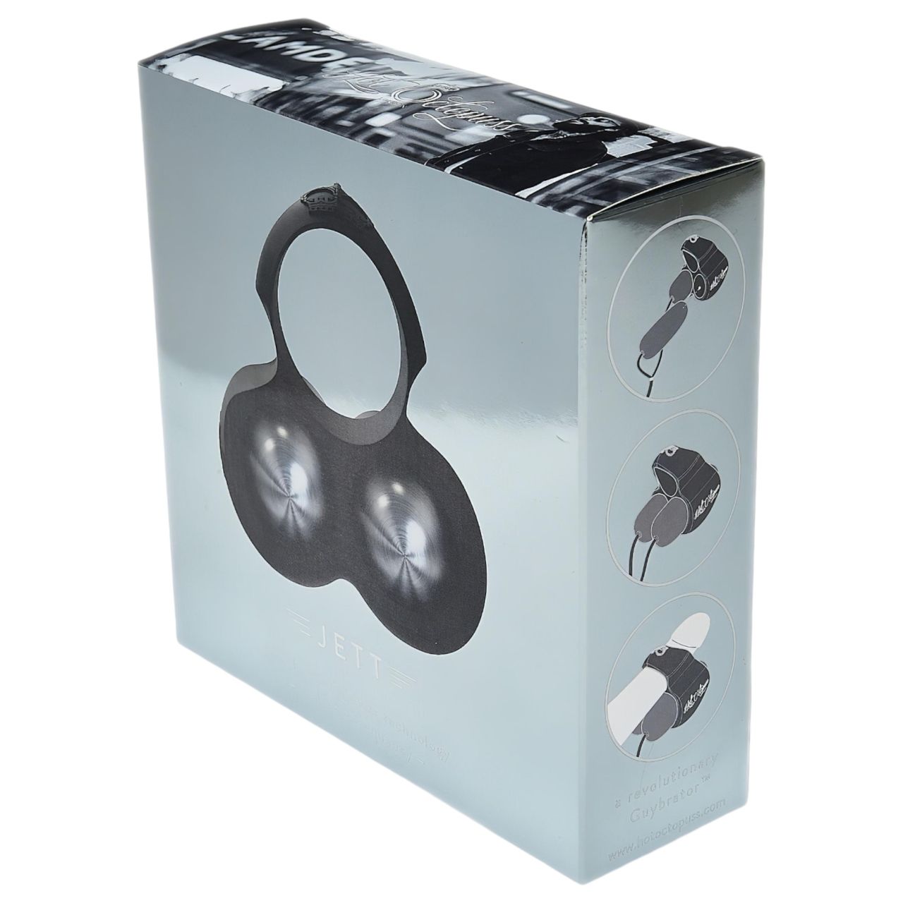 HOT Octopuss JETT - 2 motoros makkvibrátor (fekete) HOT Octopuss JETT - 2 motoros makkvibrátor (fekete)