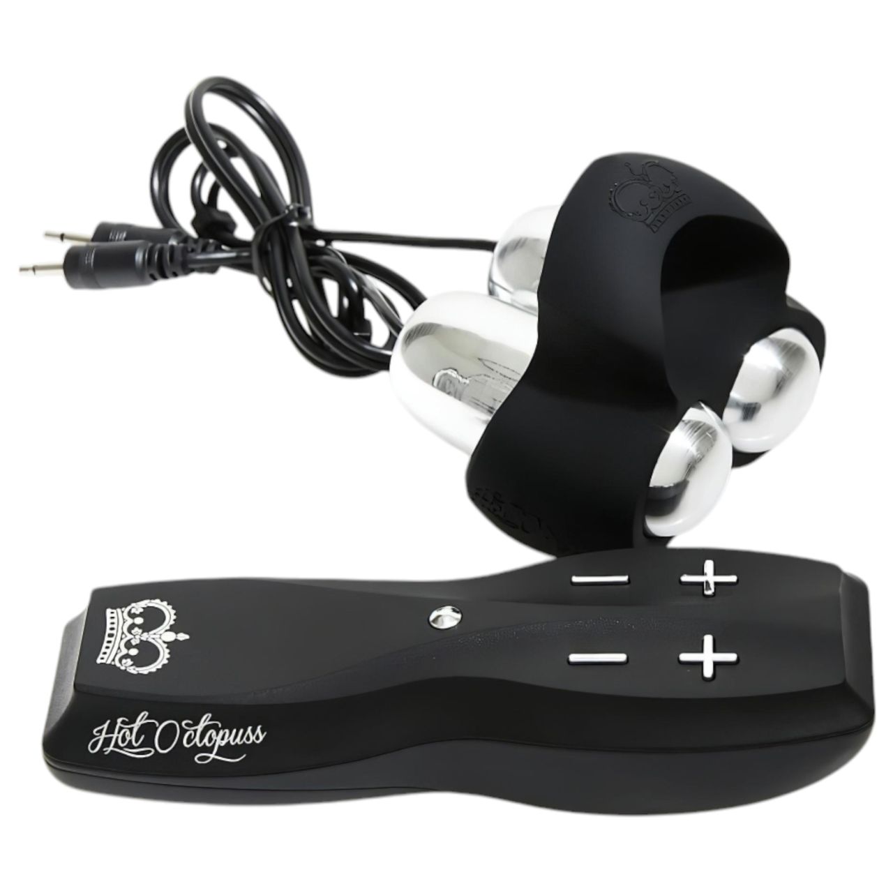 HOT Octopuss JETT - 2 motoros makkvibrátor (fekete) HOT Octopuss JETT - 2 motoros makkvibrátor (fekete)