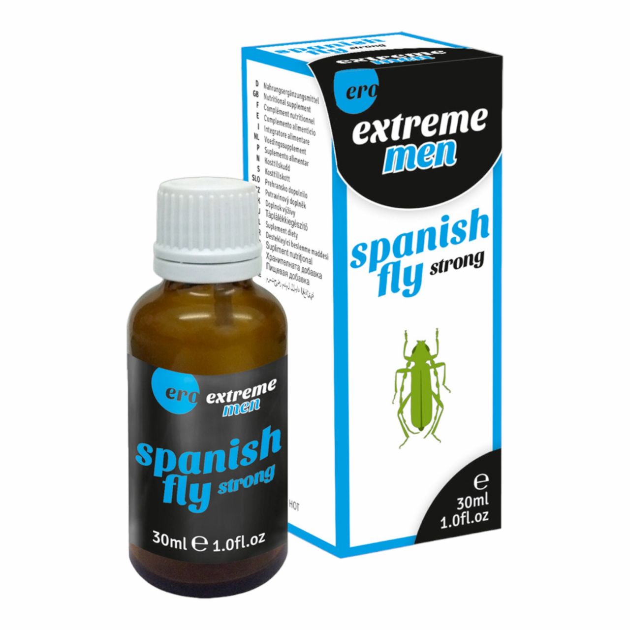 HOT Spanish fly Extreme - étrend-kiegészítő csepp férfiaknak (30ml)