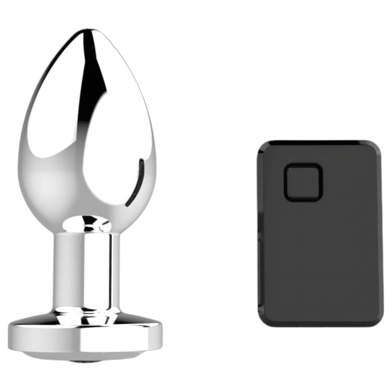 Sunfo - akkus, rádiós anál vibrátor (ezüst) Sunfo - akkus, rádiós anál vibrátor (ezüst)