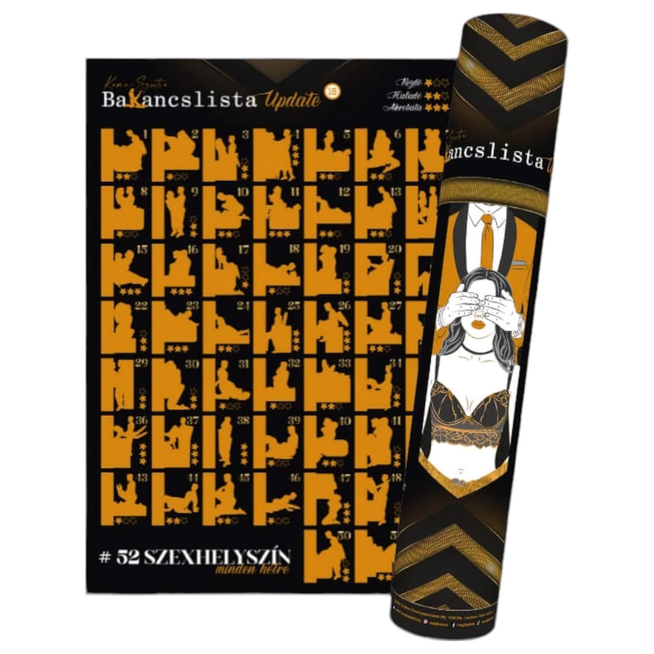 Bakancslista - 52 szex helyszín társasjáték Bakancslista - 52 szex helyszín társasjáték