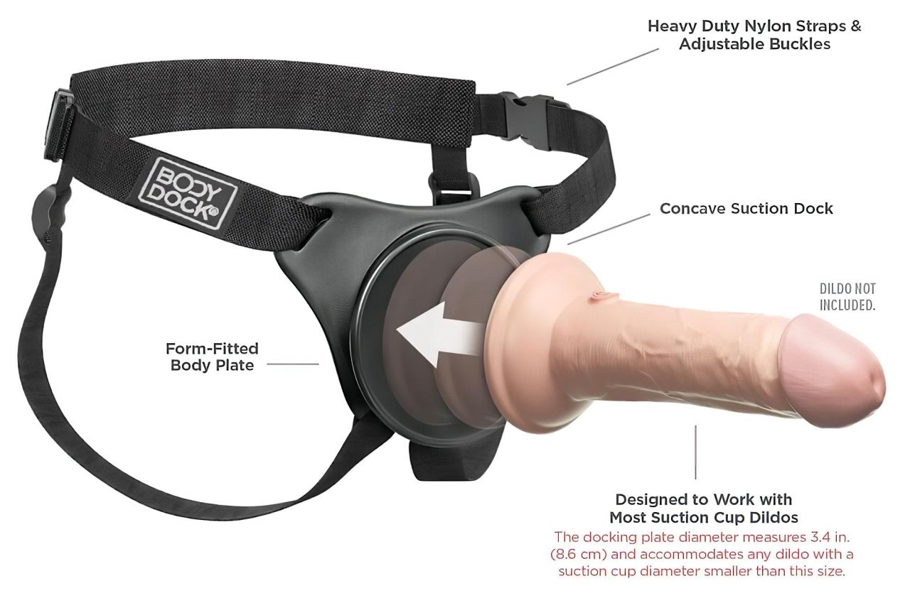 Body Dock OG - felcsatolható alsó tapadókoronghoz (fekete) Body Dock OG - felcsatolható alsó tapadókoronghoz (fekete)