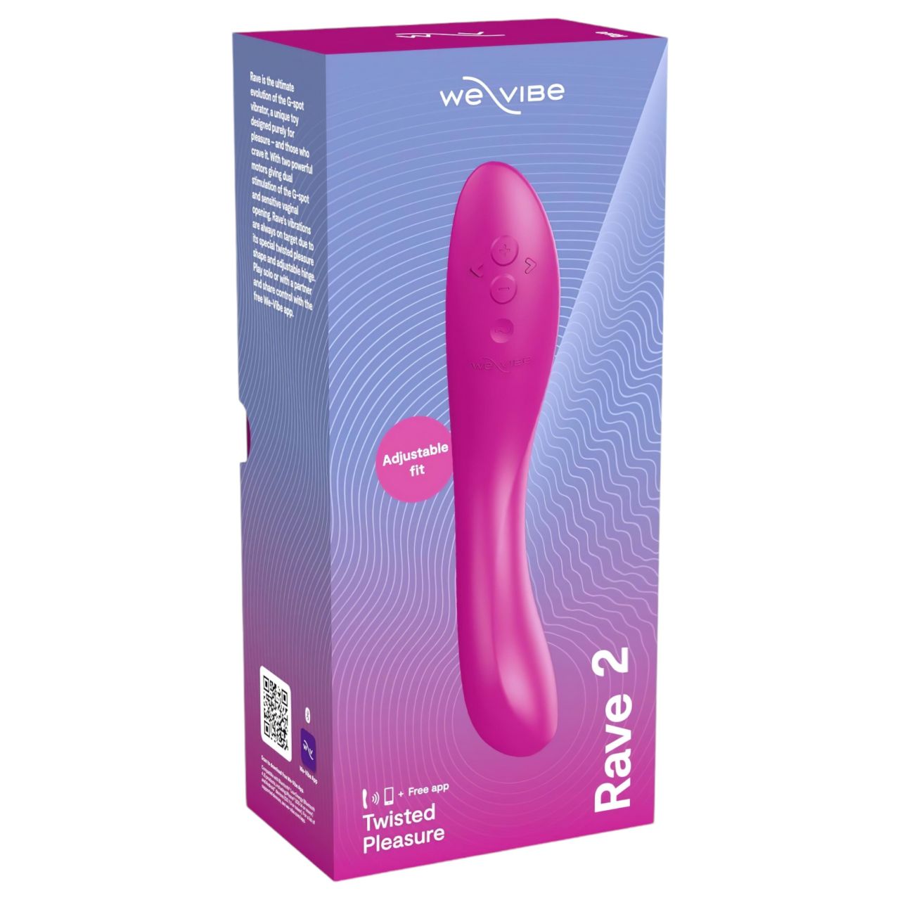 We-Vibe Rave 2 - okos, akkus G-pont vibrátor (pink) We-Vibe Rave 2 - okos, akkus G-pont vibrátor (pink)