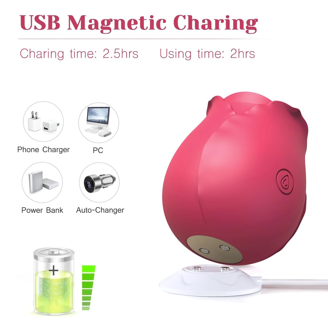 Tracy's Dog Rose - vízálló léghullámos csiklóizgató (lila) Tracy's Dog Rose - vízálló léghullámos csiklóizgató (lila)