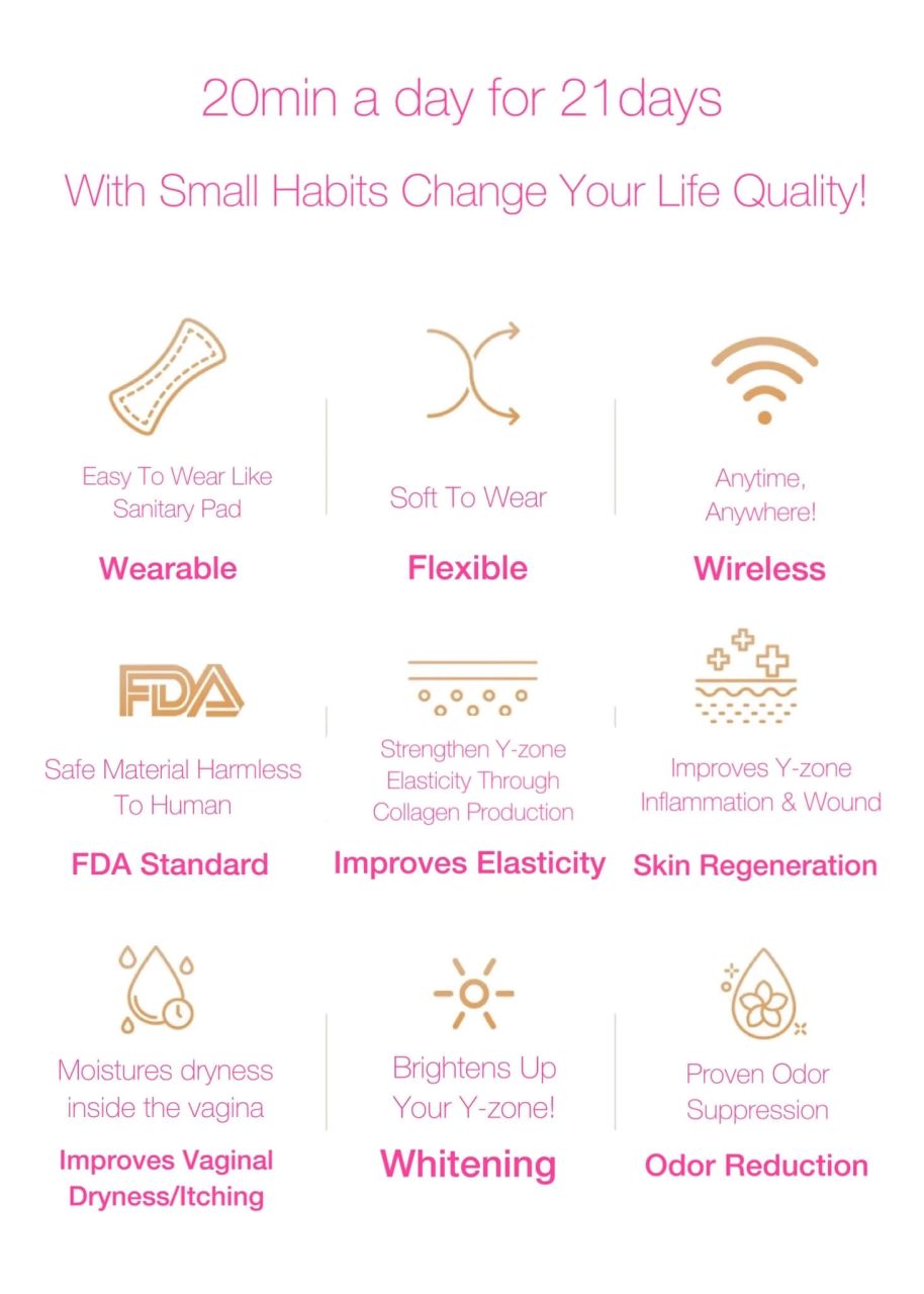 Luminiel Y ZONE - intim fény terápiás készülék Luminiel Y ZONE - intim fény terápiás készülék