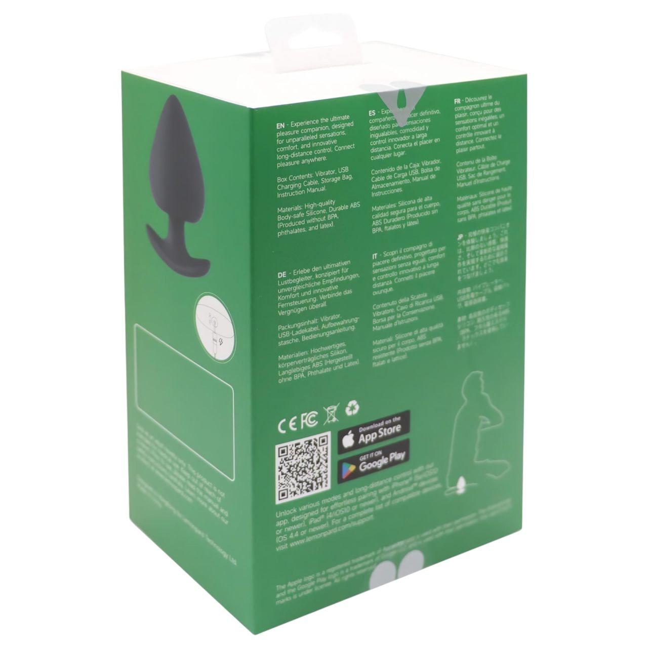 / LP Spade - okos, akkus, vízálló anál vibrátor (fekete) / LP Spade - okos, akkus, vízálló anál vibrátor (fekete)