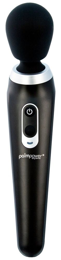 PalmPower Extreme Wand - akkus masszírozó vibrátor (fekete)