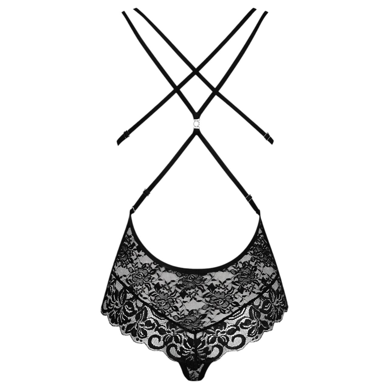 Obsessive 860-TED-1 - szuper szexi csipke body (fekete) Obsessive 860-TED-1 - szuper szexi csipke body (fekete)