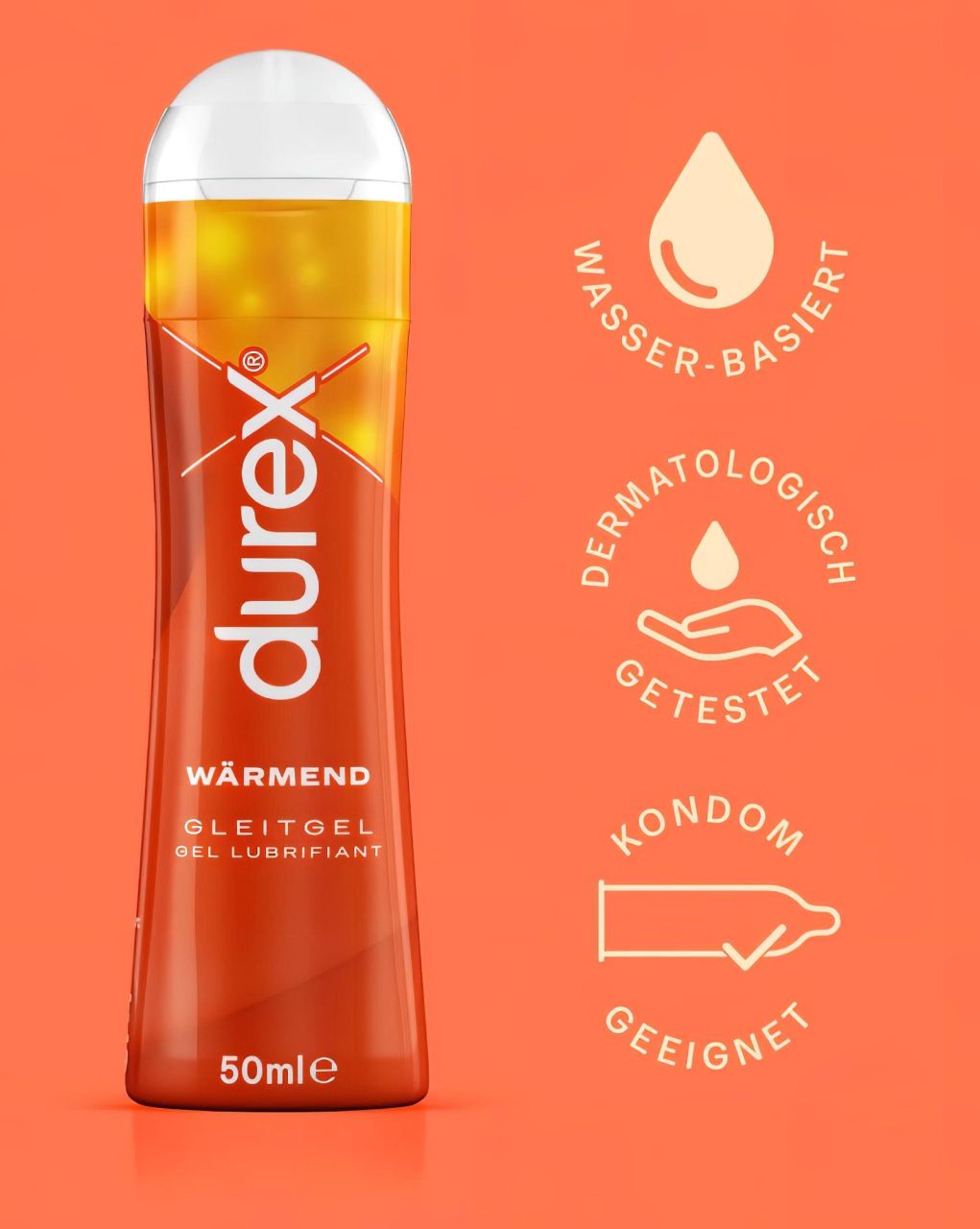 Durex Warming - melegítő hatású síkosító (50ml) Durex Warming - melegítő hatású síkosító (50ml)