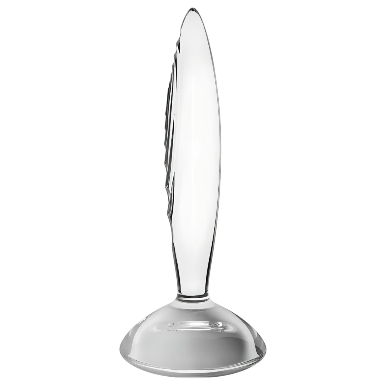 Satisfyer Sparkling Crystal - bordázott üveg dildó (átlátszó) Satisfyer Sparkling Crystal - bordázott üveg dildó (átlátszó)