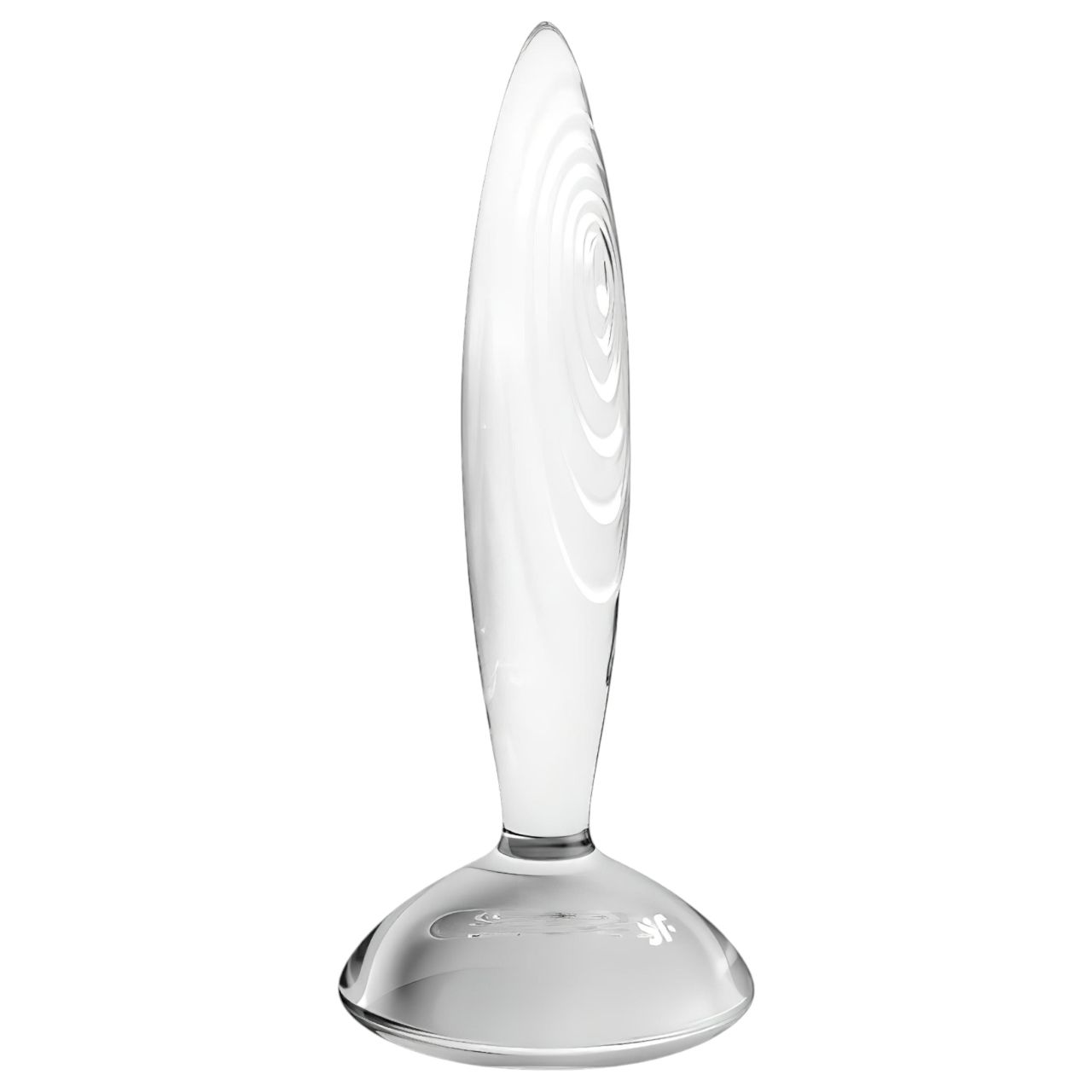 Satisfyer Sparkling Crystal - bordázott üveg dildó (átlátszó) Satisfyer Sparkling Crystal - bordázott üveg dildó (átlátszó)