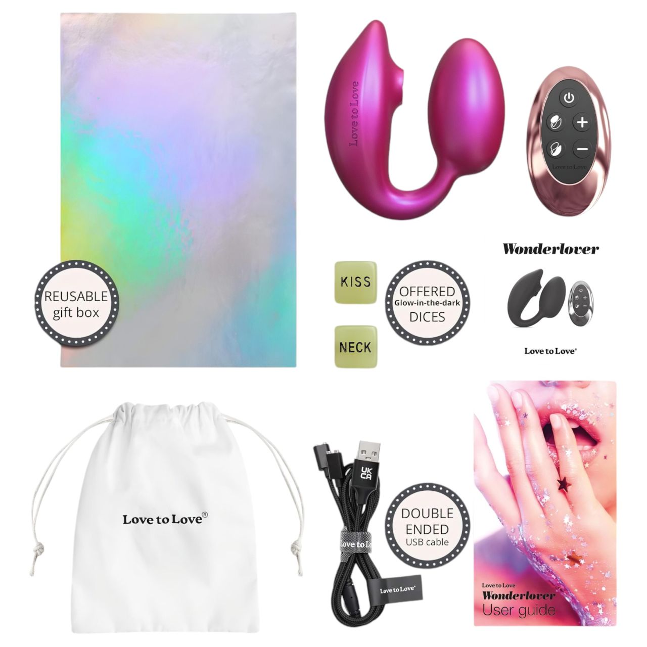 / Wonderlover - csiklóizgató G-pont vibrátor (metál pink) / Wonderlover - csiklóizgató G-pont vibrátor (metál pink)