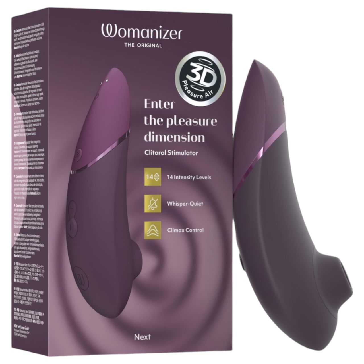 Womanizer Next - akkus, léghullámos csiklóizgató (lila) Womanizer Next - akkus, léghullámos csiklóizgató (lila)