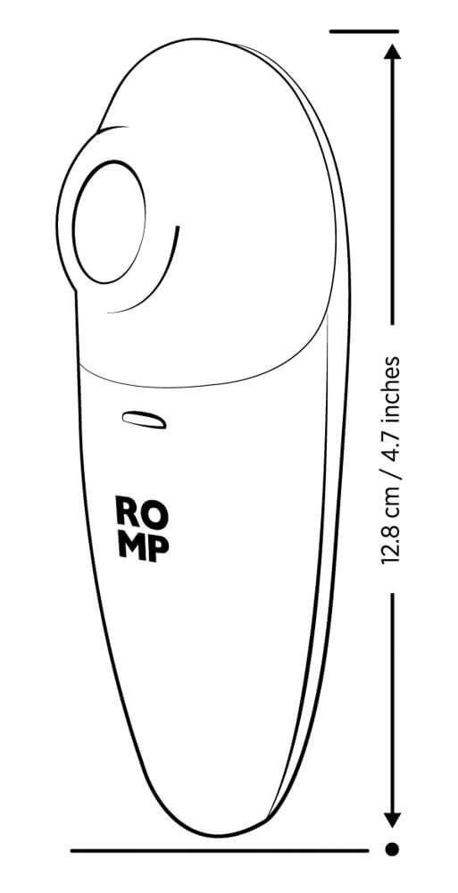 ROMP Switch X - léghullámos csiklóizgató (barack)