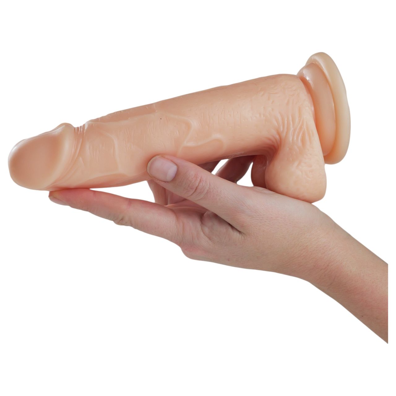 / Desirel Titan - élethű herés dildó (natúr)