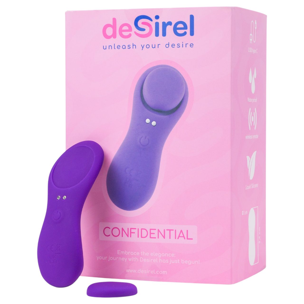 Desirel Confidential - okos bugyi vibrátor (lila) Desirel Confidential - okos bugyi vibrátor (lila)
