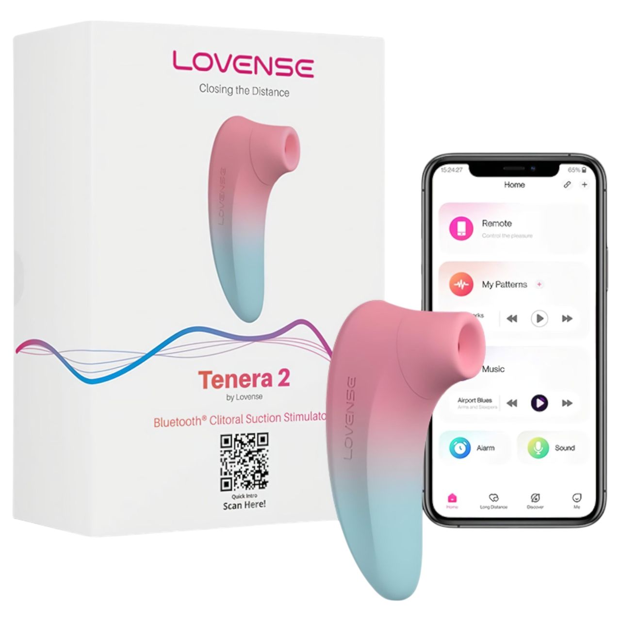 LOVENSE Tenera 2 - okos csiklóizgató (kék-pink) LOVENSE Tenera 2 - okos csiklóizgató (kék-pink)
