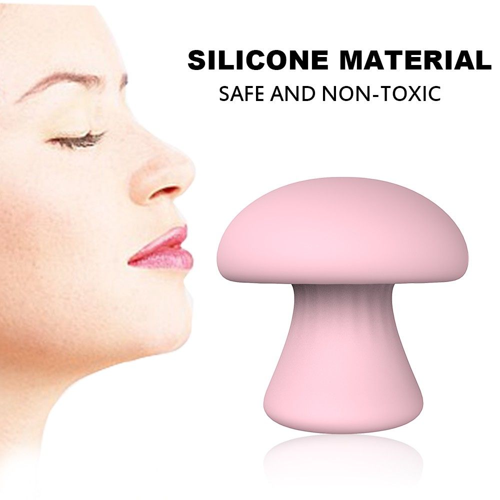 Sex HD Mushroom - akkus arcmasszírozó (pink)