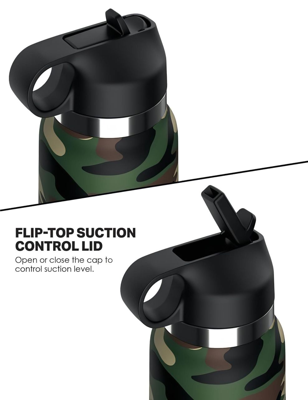 Fap Flask Happy Camper - maszturbátor kulacsban (zöld-fekete) Fap Flask Happy Camper - maszturbátor kulacsban (zöld-fekete)