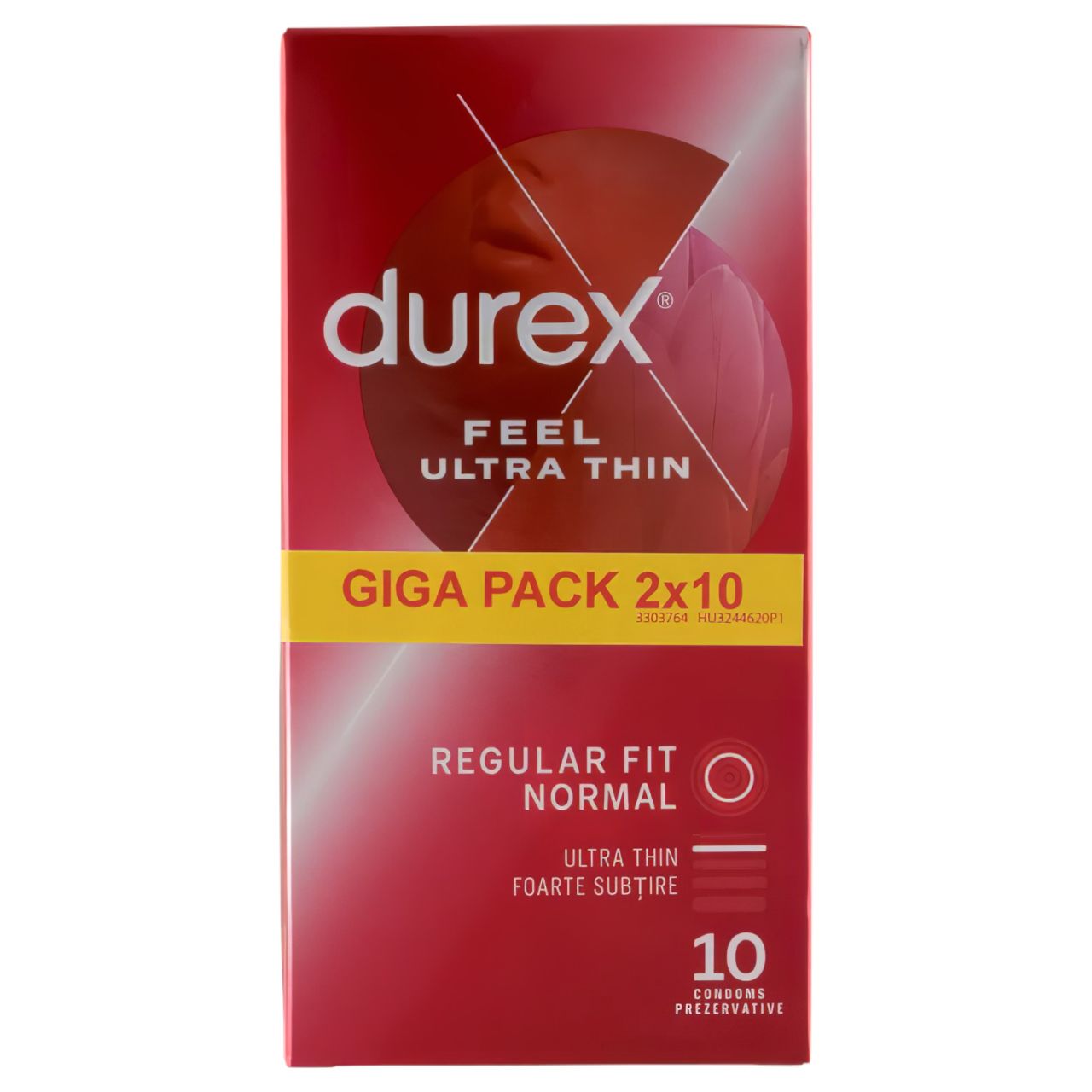 Durex Feel Ultra Thin - ultra élethű óvszer (2x10db) Durex Feel Ultra Thin - ultra élethű óvszer (2x10db)