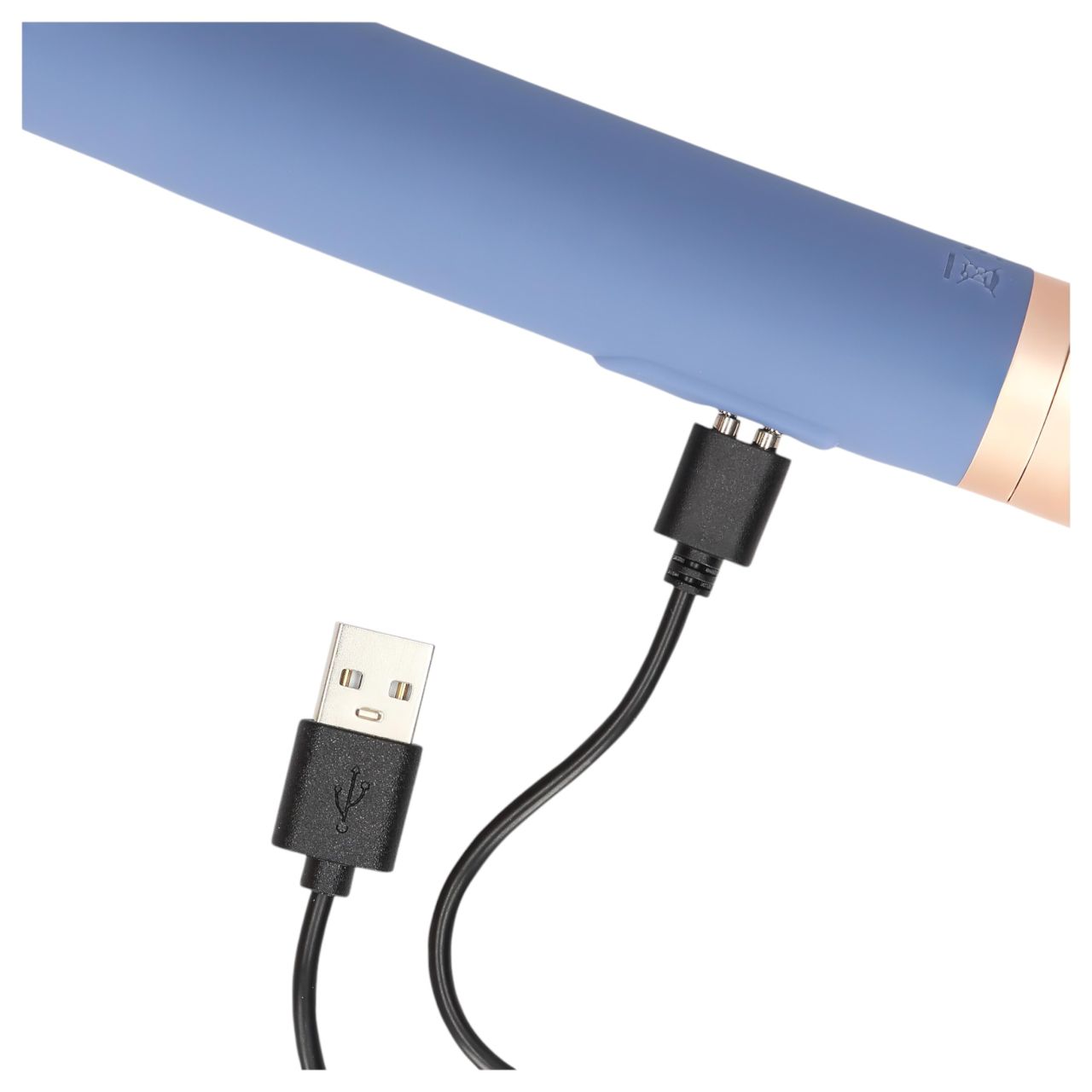 Loveline Travel - akkus vibrátor síkosító tartállyal (kék) Loveline Travel - akkus vibrátor síkosító tartállyal (kék)