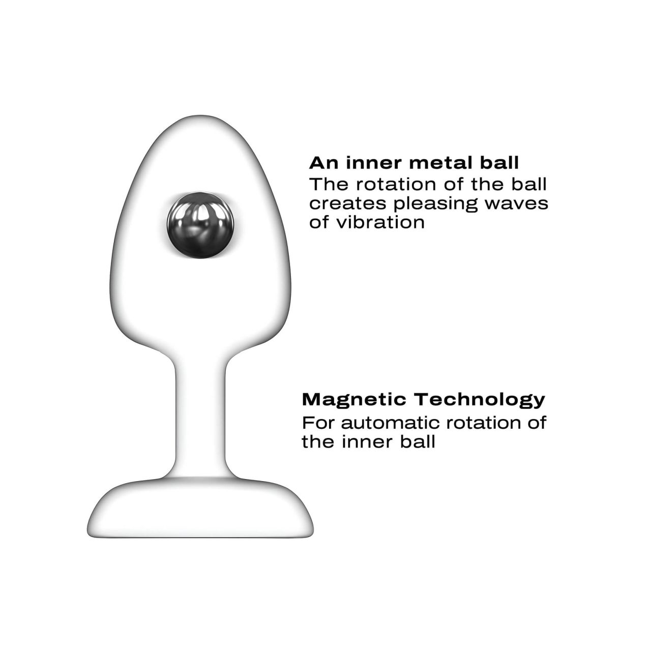 / Dorcel - golyós, távirányítós anál vibrátor M - (fekete) / Dorcel - golyós, távirányítós anál vibrátor M - (fekete)