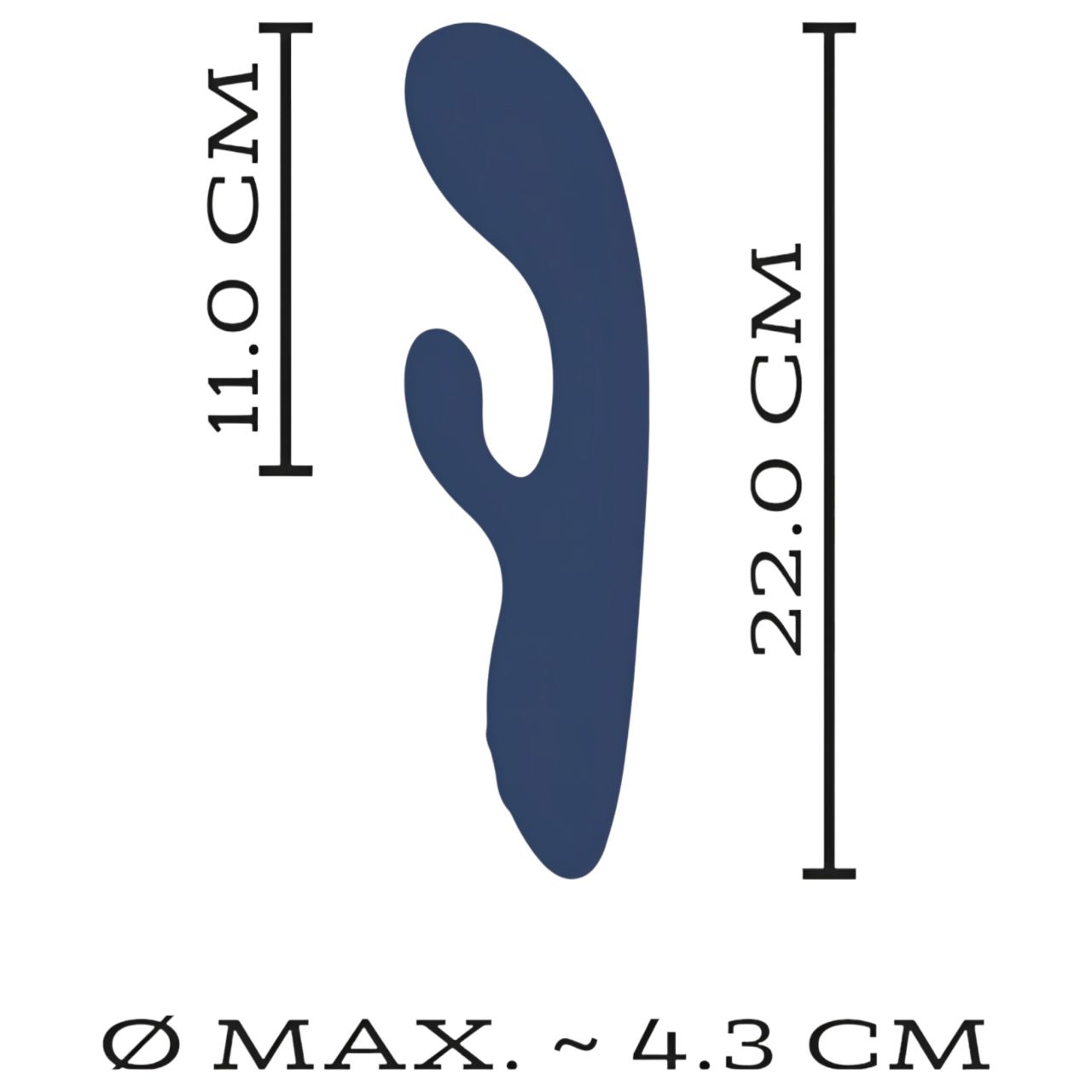 You2Toys Intense - csiklókaros, G-pont vibrátor (fekete) You2Toys Intense - csiklókaros, G-pont vibrátor (fekete)