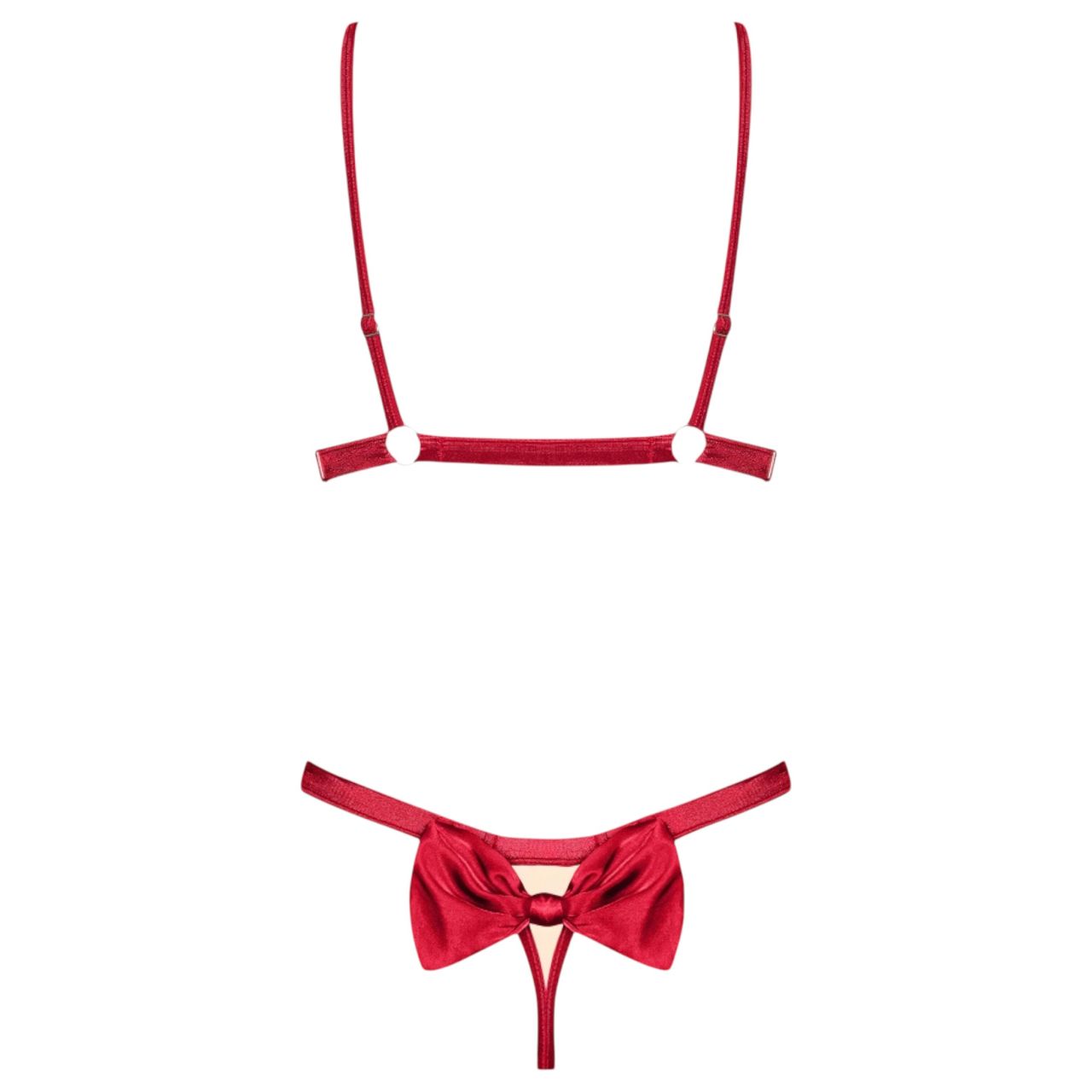 Obsessive Rubinesa - pikáns fehérnemű szett (piros) Obsessive Rubinesa - pikáns fehérnemű szett (piros)