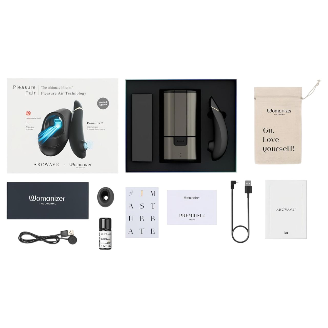 Womanizer Pleasure Pair - készlet pároknak Womanizer Pleasure Pair - készlet pároknak