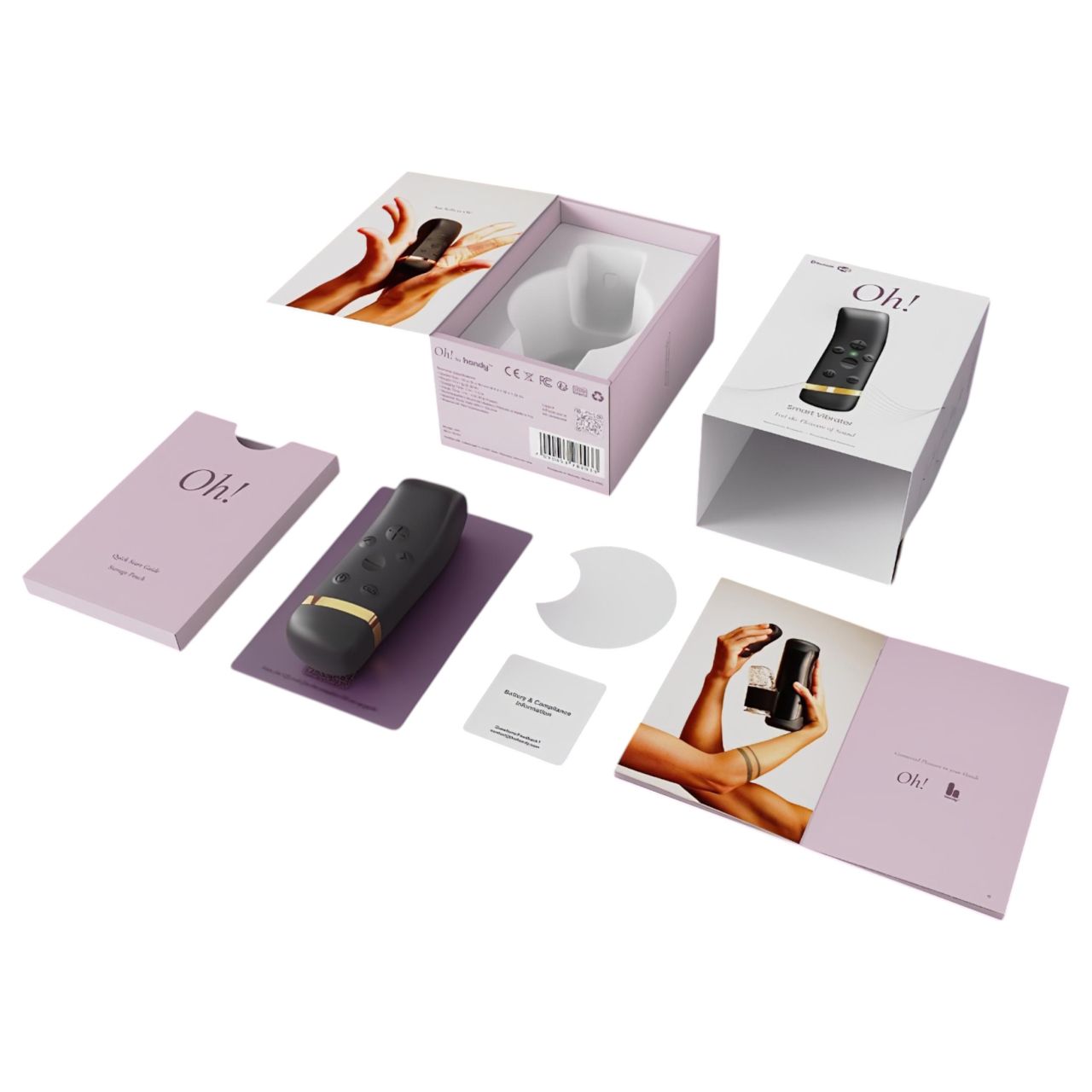 The Handy Oh! - ResoTouch vibrátor (fekete) The Handy Oh! - ResoTouch vibrátor (fekete)