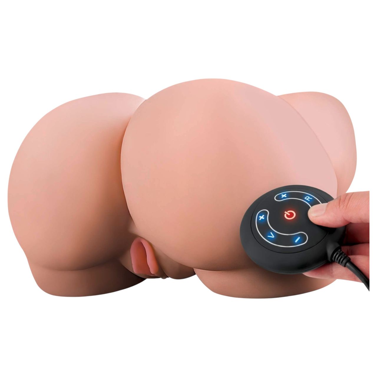 PDX Elite Milk Me Silly - vibrációs torzó maszturbátor (natúr) PDX Elite Milk Me Silly - vibrációs torzó maszturbátor (natúr)