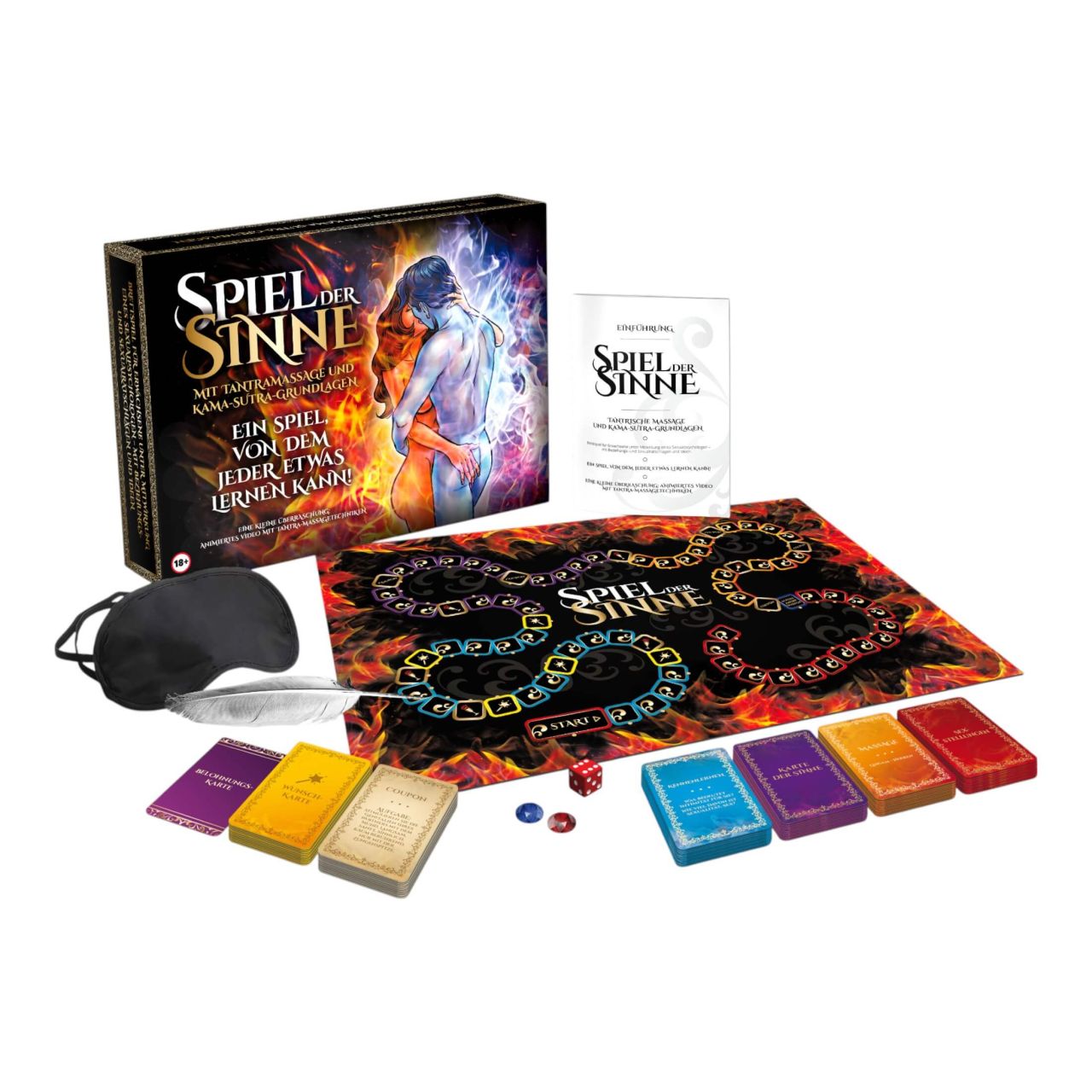 Érzékek Játéka - felnőtt szex társasjáték (német) Érzékek Játéka - felnőtt szex társasjáték (német)