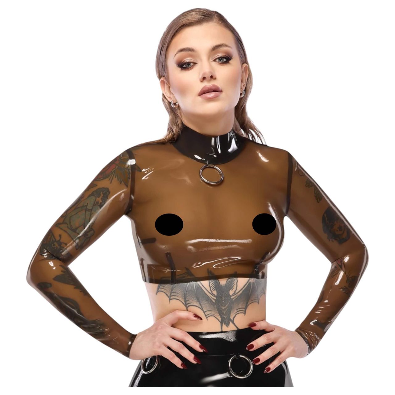 LATEX - áttetsző latex felső (áttetsző-fekete) LATEX - áttetsző latex felső (áttetsző-fekete)