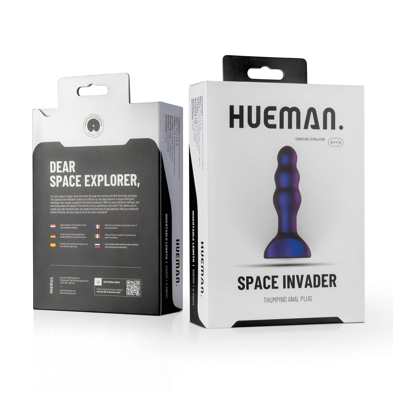 Hueman Space Inveder - akkus, vízálló anál vibrátor (lila) Hueman Space Inveder - akkus, vízálló anál vibrátor (lila)