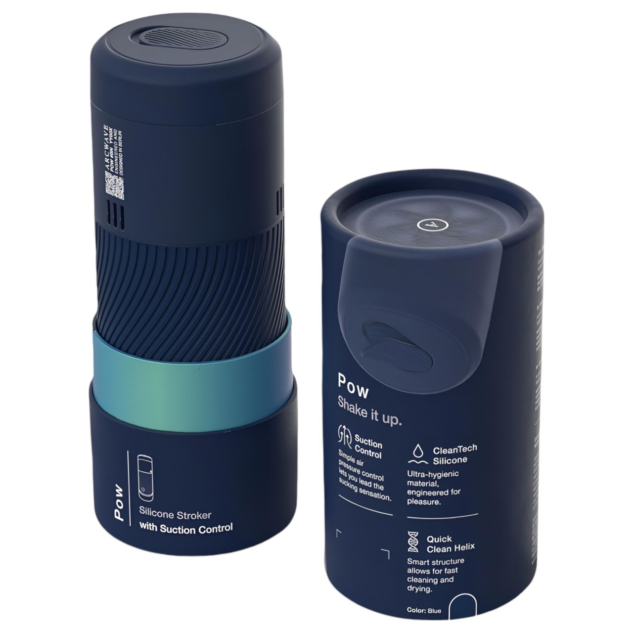 Arcwave Pow - manuális szívó maszturbátor (kék) Arcwave Pow - manuális szívó maszturbátor (kék)