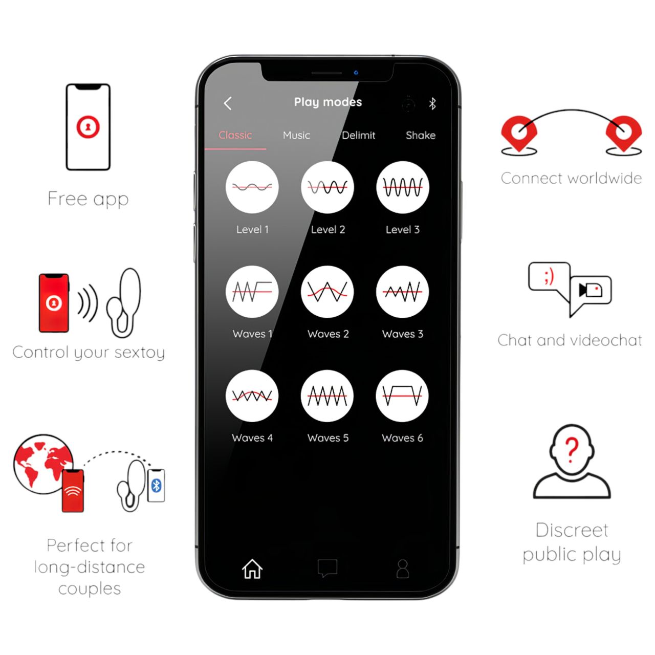Oninder Tokyo - okos vibrációs tojás (fekete) Oninder Tokyo - okos vibrációs tojás (fekete)