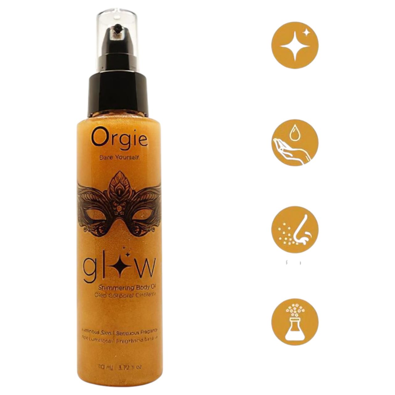 Orgie Glow - csillogó testápoló olaj (110ml) Orgie Glow - csillogó testápoló olaj (110ml)