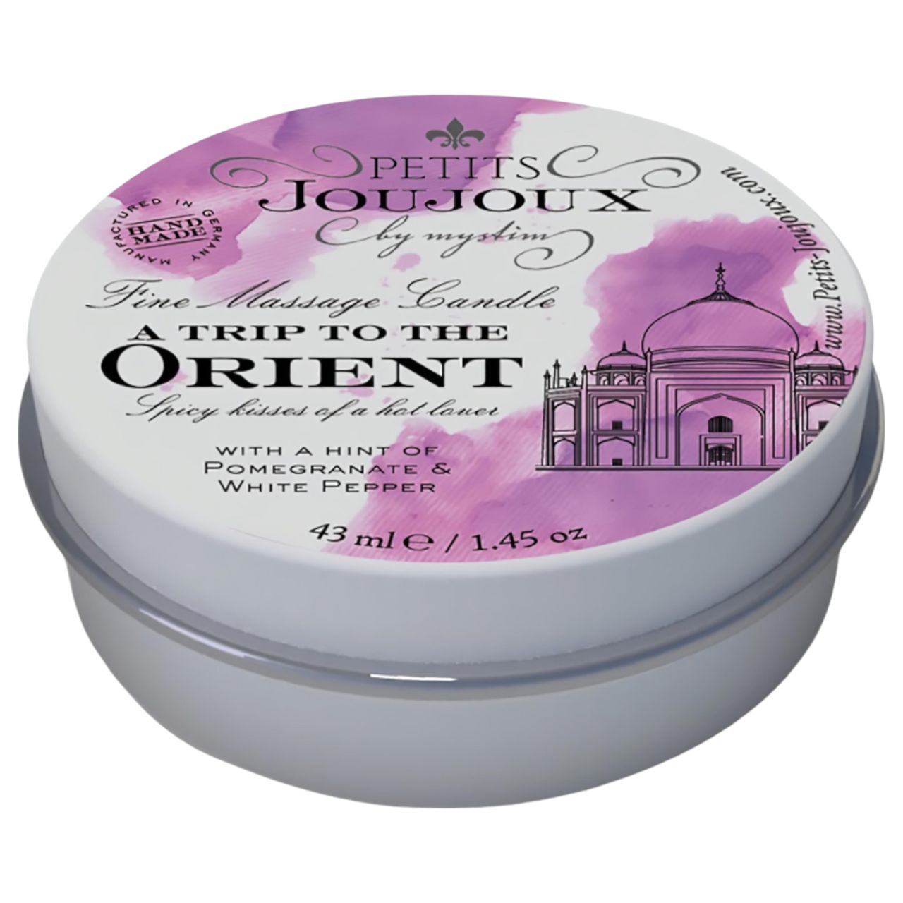 Petits Joujoux Orient - masszázsgyertya 43ml - gránátalmás-fehérbors Petits Joujoux Orient - masszázsgyertya 43ml - gránátalmás-fehérbors